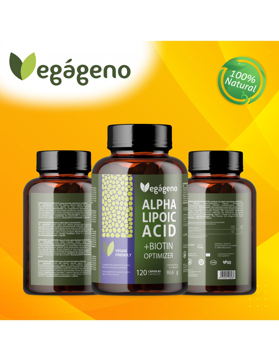 Acido Alfa Lipoico Ala Biotina Optimizer Mg C Psulas