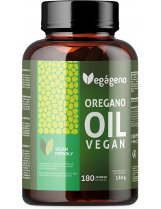 ACEITE DE ORÉGANO PURO 180 CÁPSULAS CON OMEGA 9. 200 MG POR CÁPSULA - 170 MG DE CARVACROL.