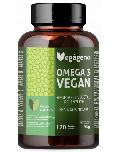 VEGAN OMEGA 3 aceite de algas.